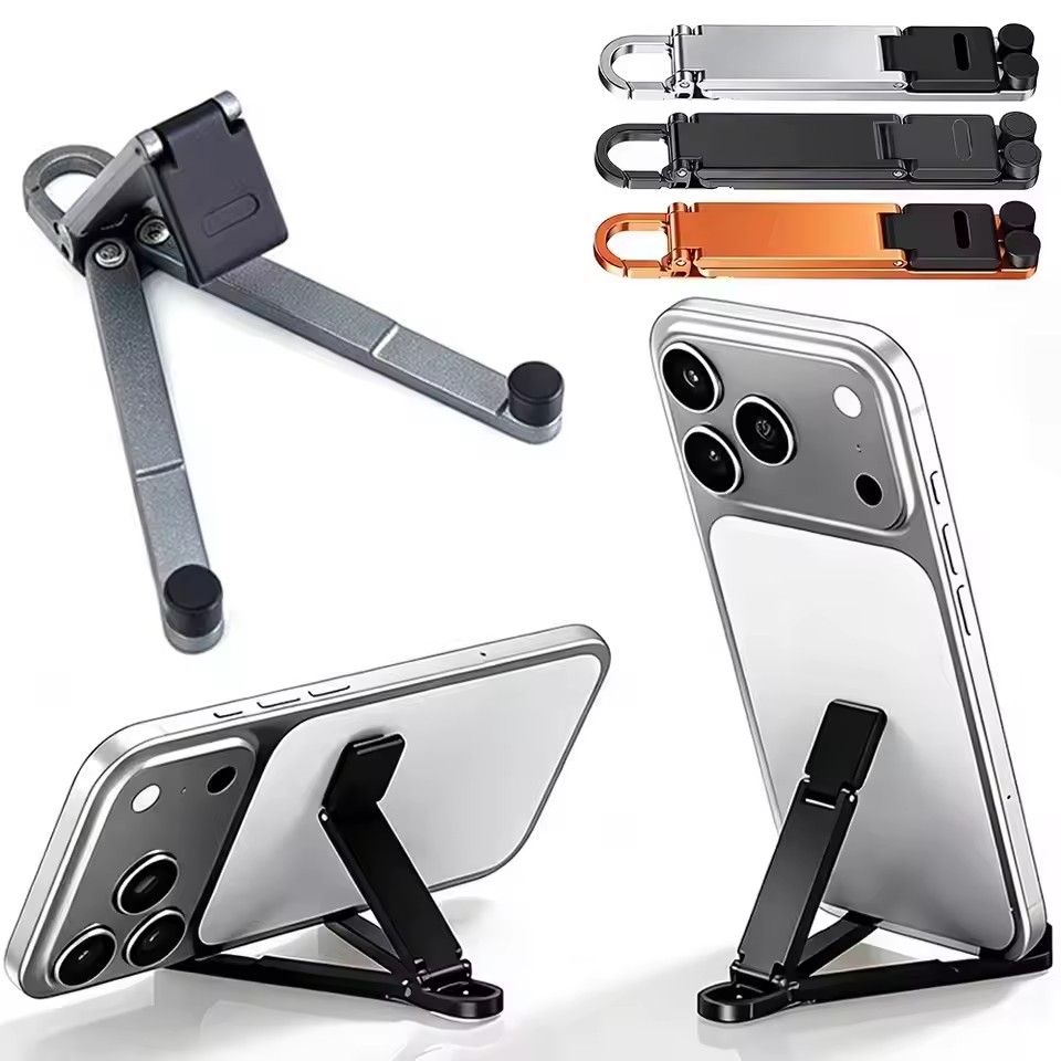 Phone Stands - Składany uchwyt na telefon z breloczkiem,