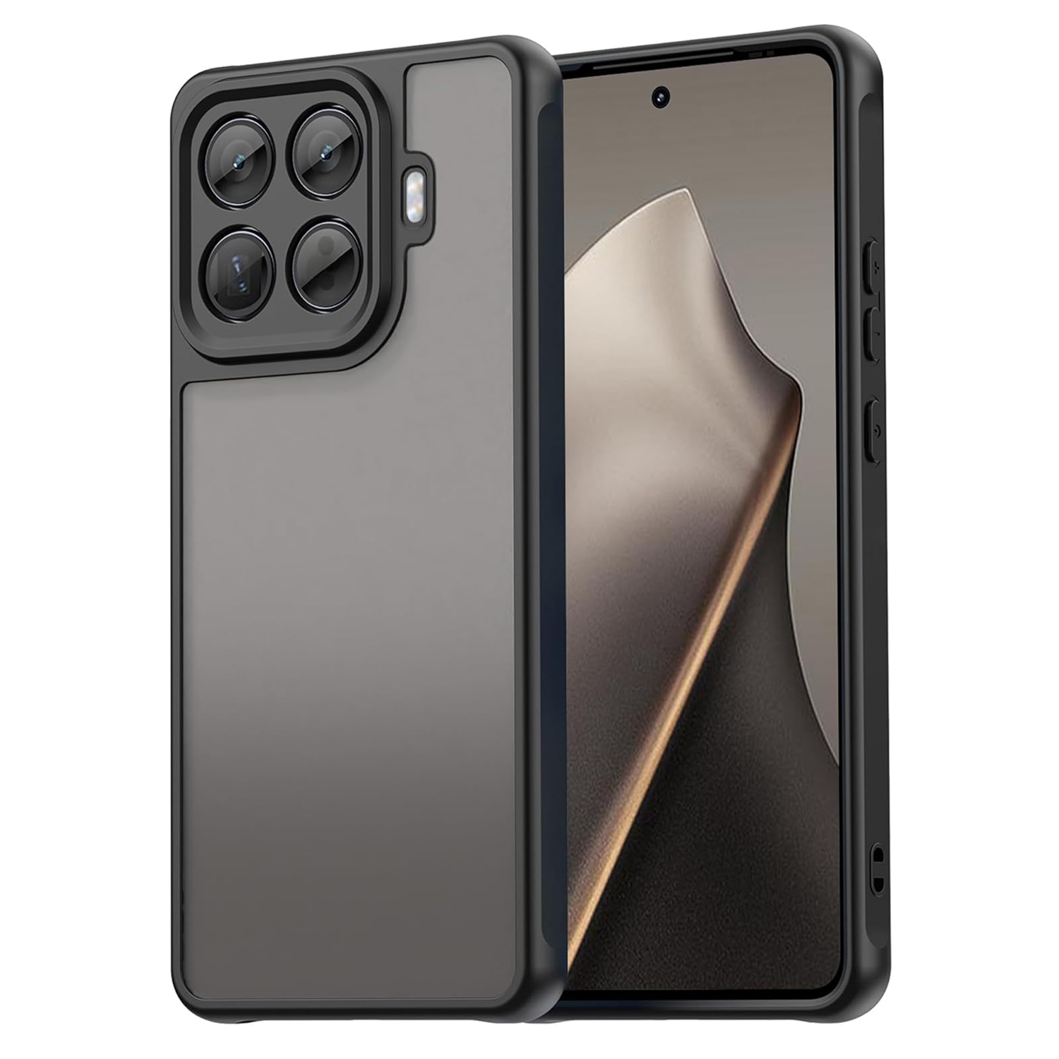 Matte Hard Pc Back Case - Przezroczyste, matowe etui do Xiaomi 17T