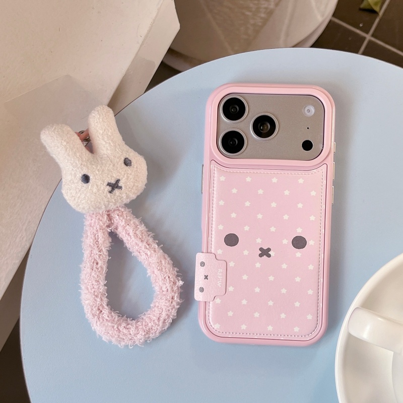 Urocze, kawaii, różowe etui na – Cute Cartoon Wrist Strap Silicone Case recenzja i cena
