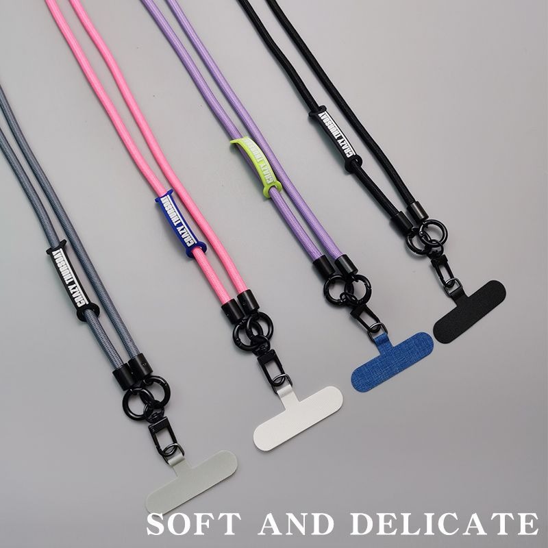 Długi, jednolity kolorowy pase – Crossbody Lanyard Neck Strap Case recenzja i cena
