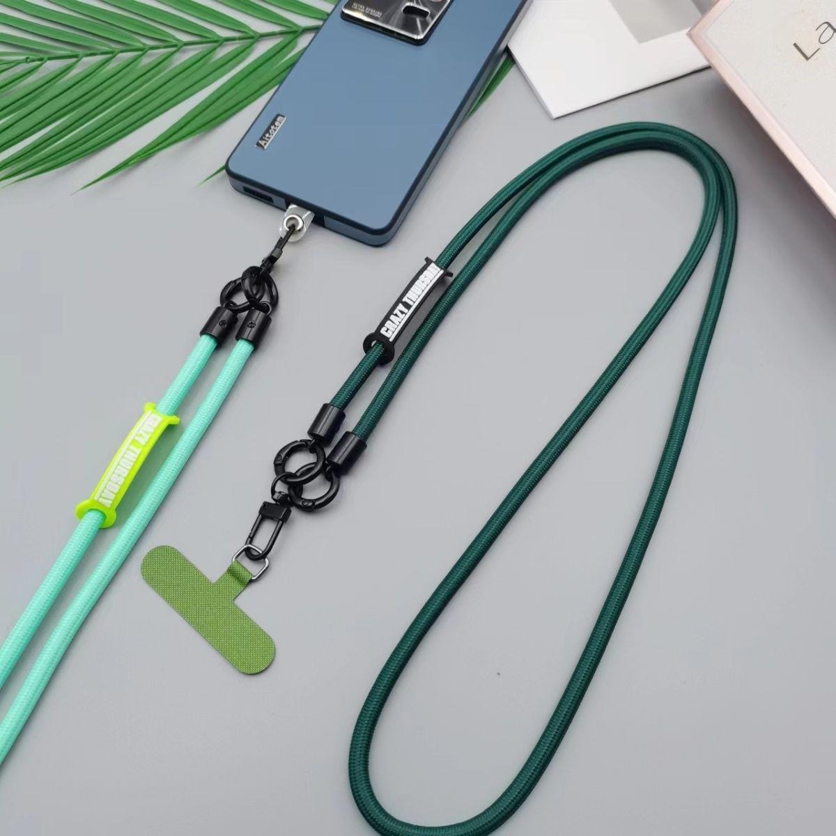 Długi, jednolity kolorowy pase – Crossbody Lanyard Neck Strap Case recenzja i cena