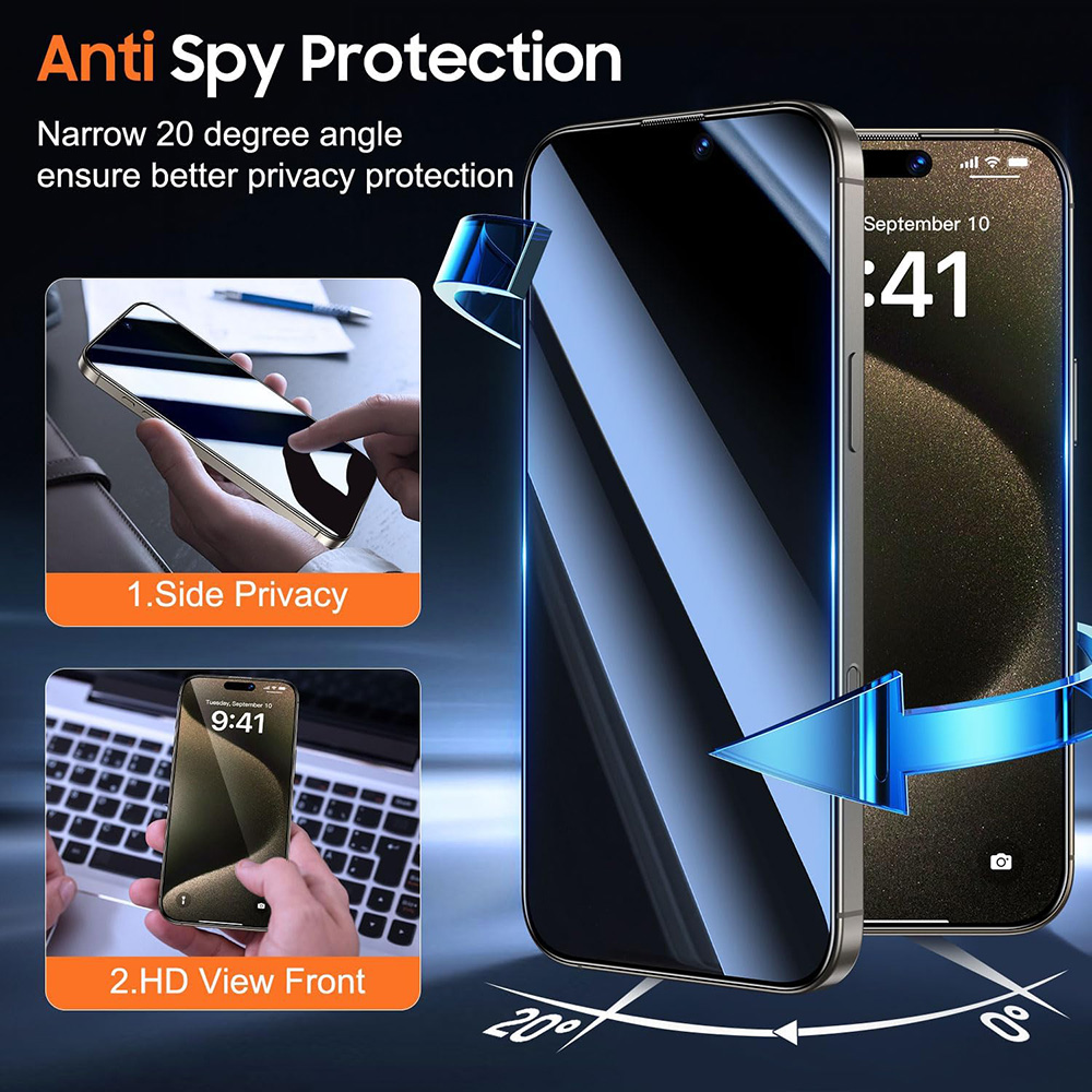 4 szt. Szkła Hartowanego Anty- – Anti Spy Privacy Glass Case recenzja i cena