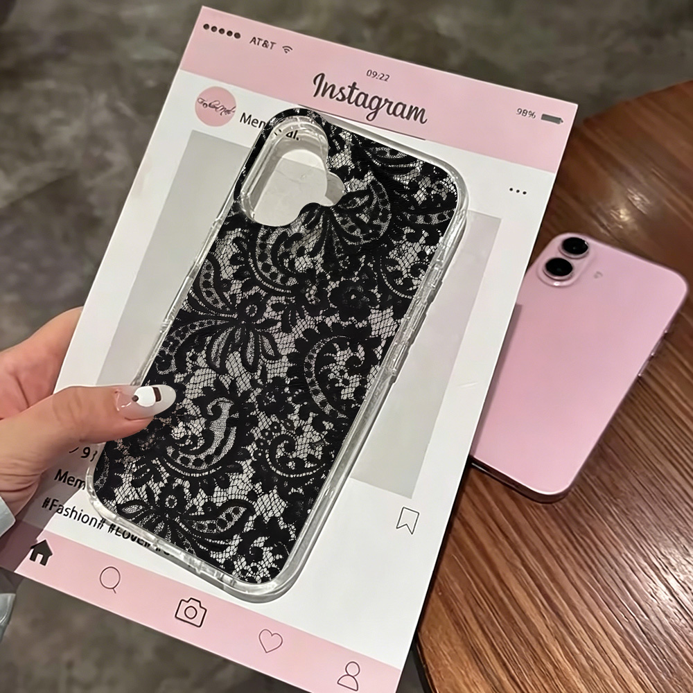 Etui na telefon z koronkowymi  – Clear Shockproof Bumper Case recenzja i cena